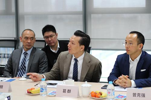 新思科技全球总裁兼联席ceo到访新智认知
